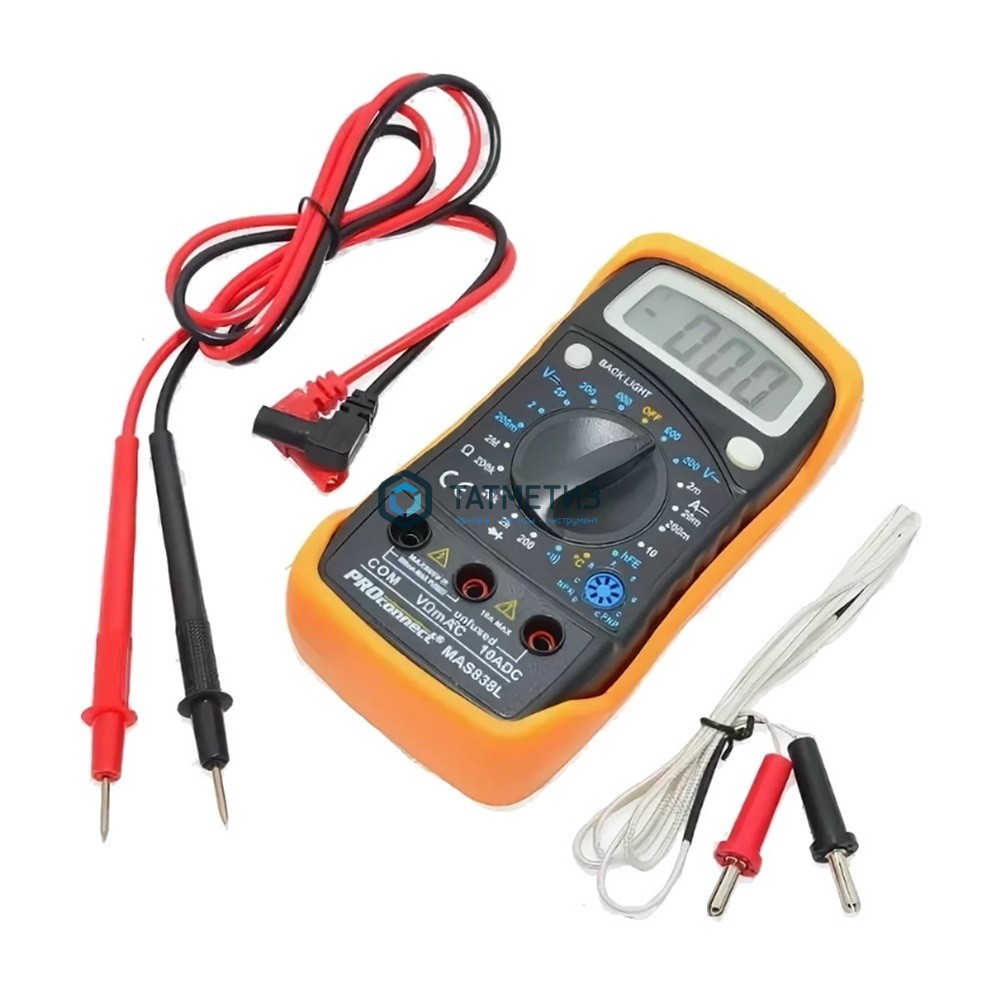 Мультиметр портативный МAS838L (DT858L) PROconnect -  магазин «ТАТМЕТИЗ»