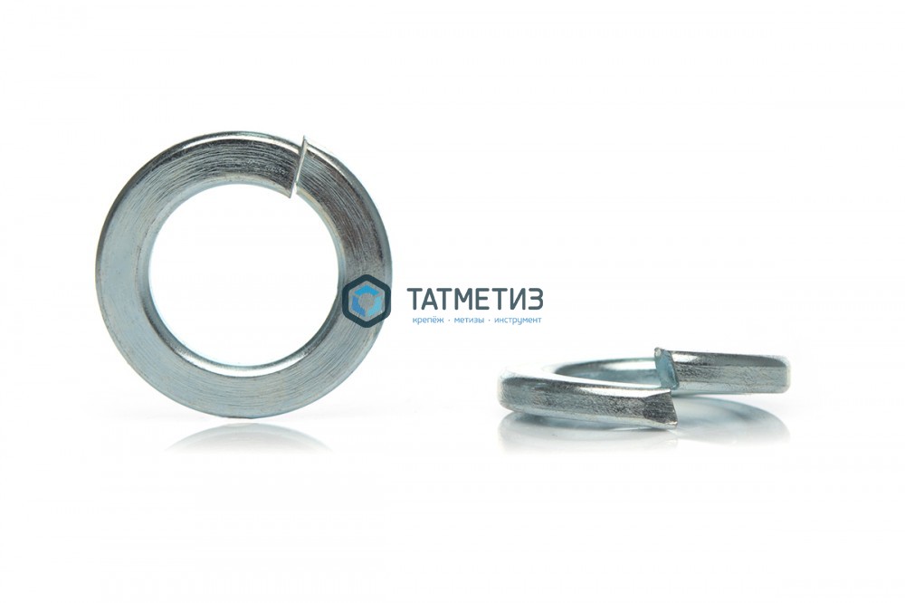 Шайба гроверная DIN 127, оц М10  (8000 шт/уп)  КТ -  магазин крепежа «ТАТМЕТИЗ»