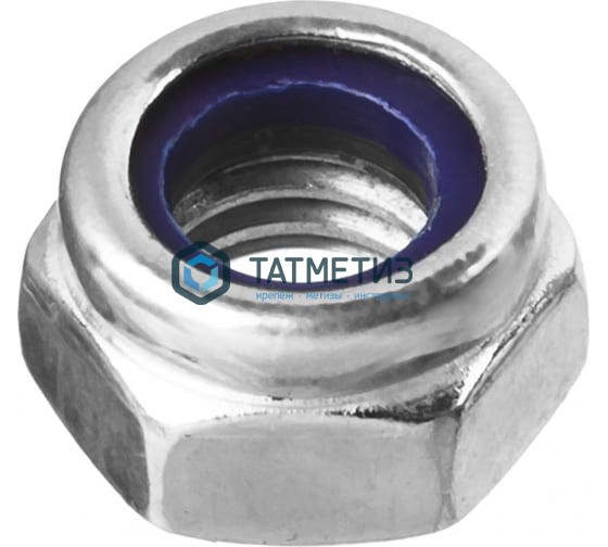 Гайка самоконтр DIN 985, оц  М4  (1000 шт/уп) МС -  магазин «ТАТМЕТИЗ»