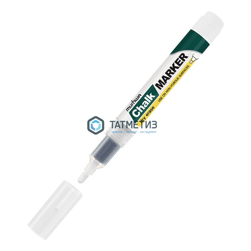 Маркер-краска БЕЛЫЙ MunHwa 3мм / 12 -  магазин «ТАТМЕТИЗ»