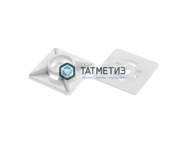 Площадка д/хом 19*19 белая (1000 шт/уп)* | «ТАТМЕТИЗ» Площадка д/хом 19*19 белая (1000 шт/уп)* - магазин крепежа «ТАТМЕТИЗ»