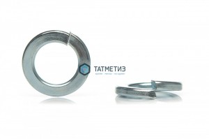 Шайба гроверная DIN 127, оц М24  (уп 10 кг / 380 шт) -  магазин крепежа «ТАТМЕТИЗ»