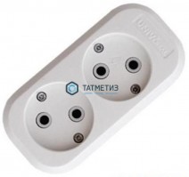 Колодка удлинителя 2-м б/з, АВС-пл. UNIVersal E202 -  магазин крепежа «ТАТМЕТИЗ»