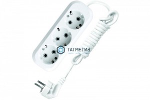 Удлинитель бытовой 3х3м с/з, 16А IP20 ПВС 3х1,0 UNIVersal E303 -  магазин крепежа «ТАТМЕТИЗ»