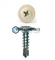 Саморез п/ш сверло 4,2x16 RAL 1015 | «ТАТМЕТИЗ» Саморез п/ш сверло 4,2x16 RAL 1015 - магазин крепежа «ТАТМЕТИЗ»