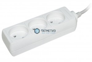 Удлинитель бытовой 3х5м б/з, 10А IP20 У3 2P IEK WYP10-06-03-05-N -  магазин крепежа «ТАТМЕТИЗ»