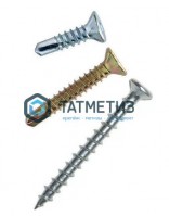 Саморезы фурнитурные оконные 4,0Х40 цинк  (1 000 шт/уп) ОМАХ -  магазин крепежа «ТАТМЕТИЗ»
