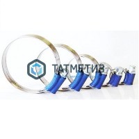 Хомут червячный тип АВА, цинк W1,  64-76 мм (10 шт) -  магазин крепежа «ТАТМЕТИЗ»