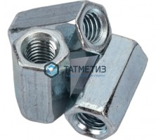Гайка соединительная DIN 6334, оц М20 -  магазин крепежа «ТАТМЕТИЗ»