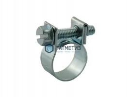 Хомут силовой, тип  МИНИ, цинк, 18-20 мм -  магазин крепежа «ТАТМЕТИЗ»