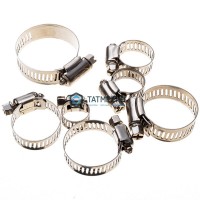 Хомут червячный нержавеющий  25-38 мм W2 -  магазин крепежа «ТАТМЕТИЗ»