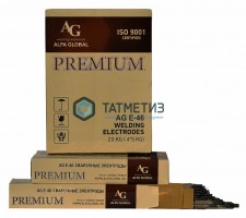 Электроды AG E-46 PREMIUM 4,0 х 350мм (5 кг/уп) | «ТАТМЕТИЗ» Электроды AG E-46 PREMIUM 4,0 х 350мм (5 кг/уп) - магазин крепежа «ТАТМЕТИЗ»